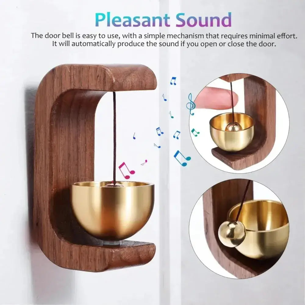 Elegant Brass Wind Chime for Relaxing Home Decor