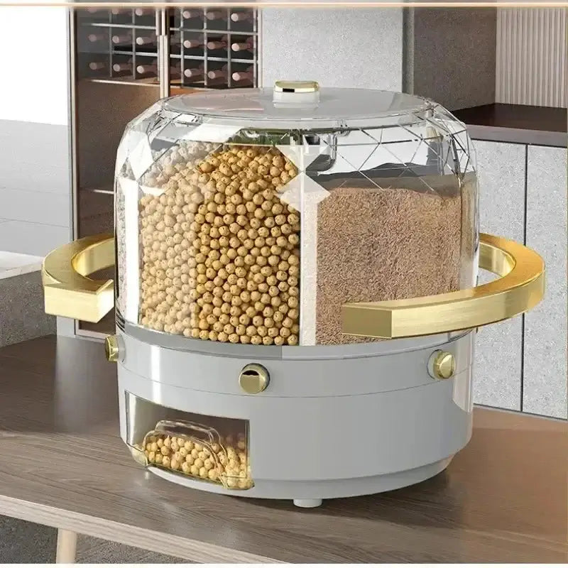 Automatic 360 Rotating Food Dispenser with Timer
