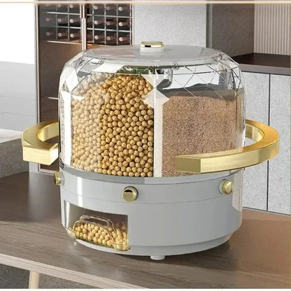 Automatic 360 Rotating Food Dispenser with Timer