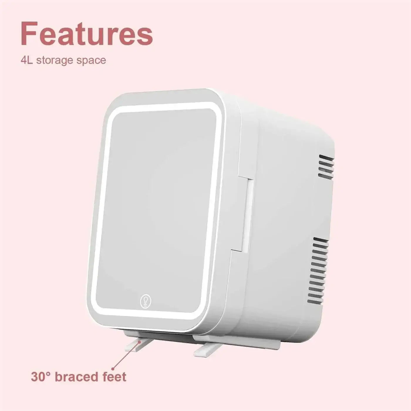 Compact Mini Beauty Fridge for Skincare Storage