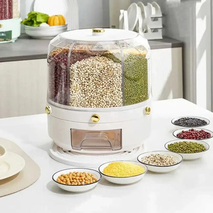 Automatic 360 Rotating Food Dispenser with Timer