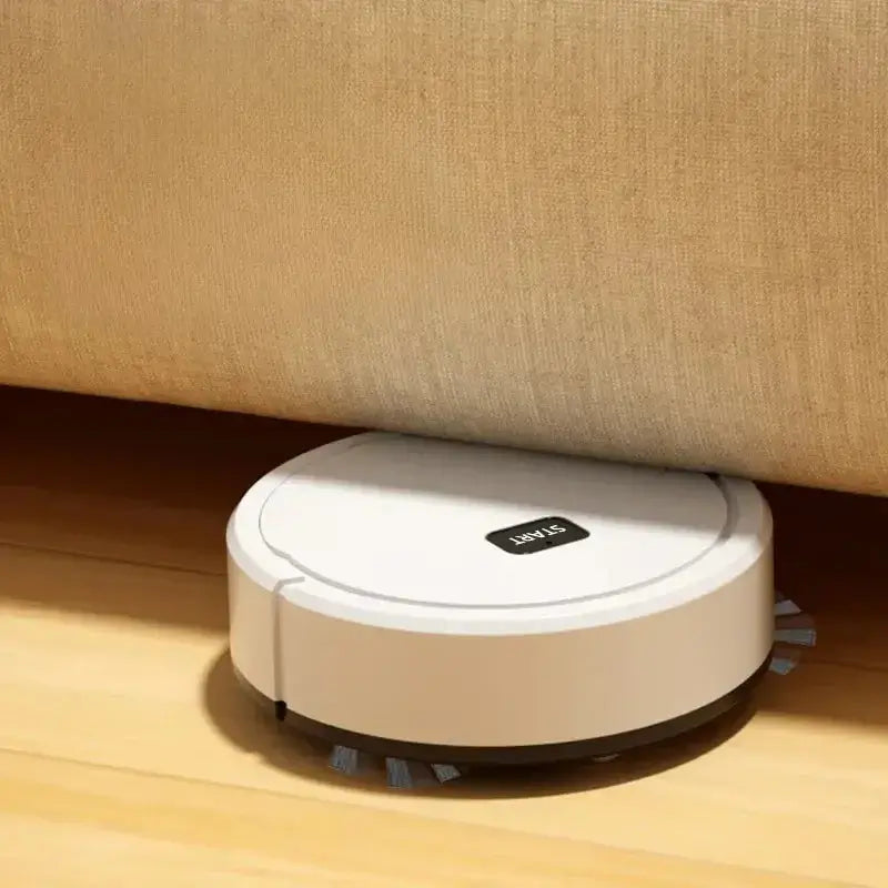 Xiaomi Robo-Clean Mini Vacuum cleaning under furniture for efficient and thorough cleaning.