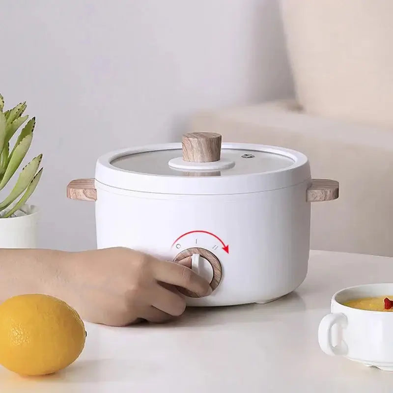 Compact Mini Electric Cooking Pot for Quick Meals
