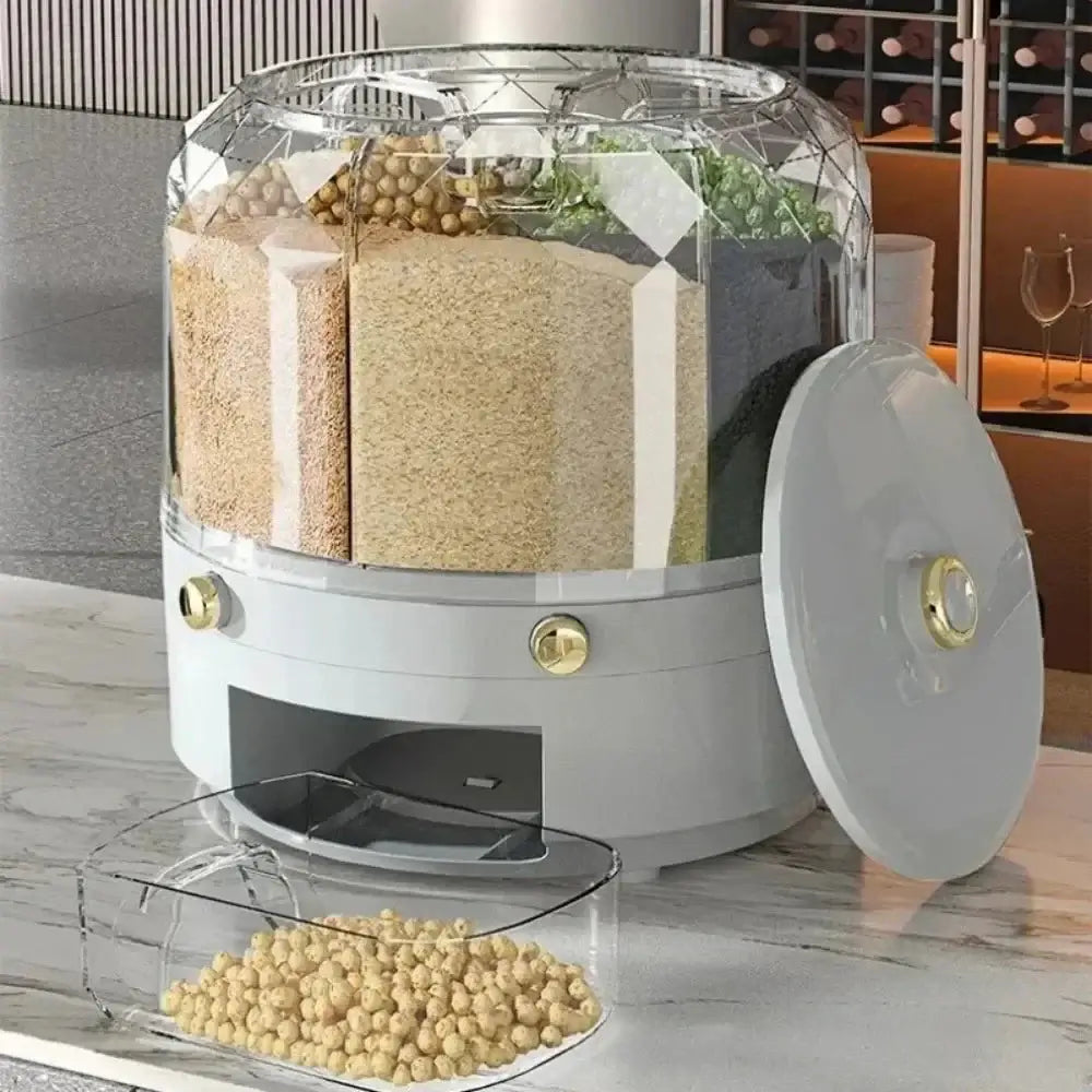 Automatic 360 Rotating Food Dispenser with Timer