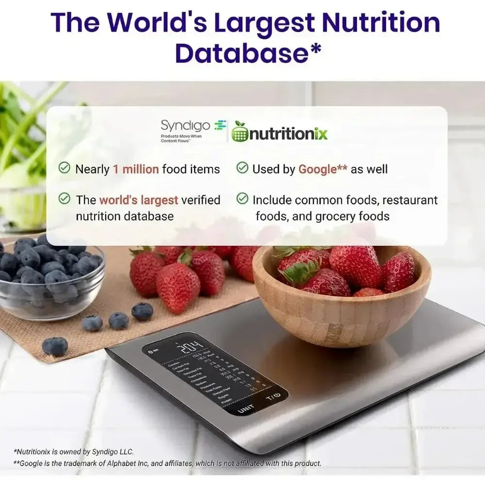 Smart Nutrition Kitchen Scale for Accurate Measurements